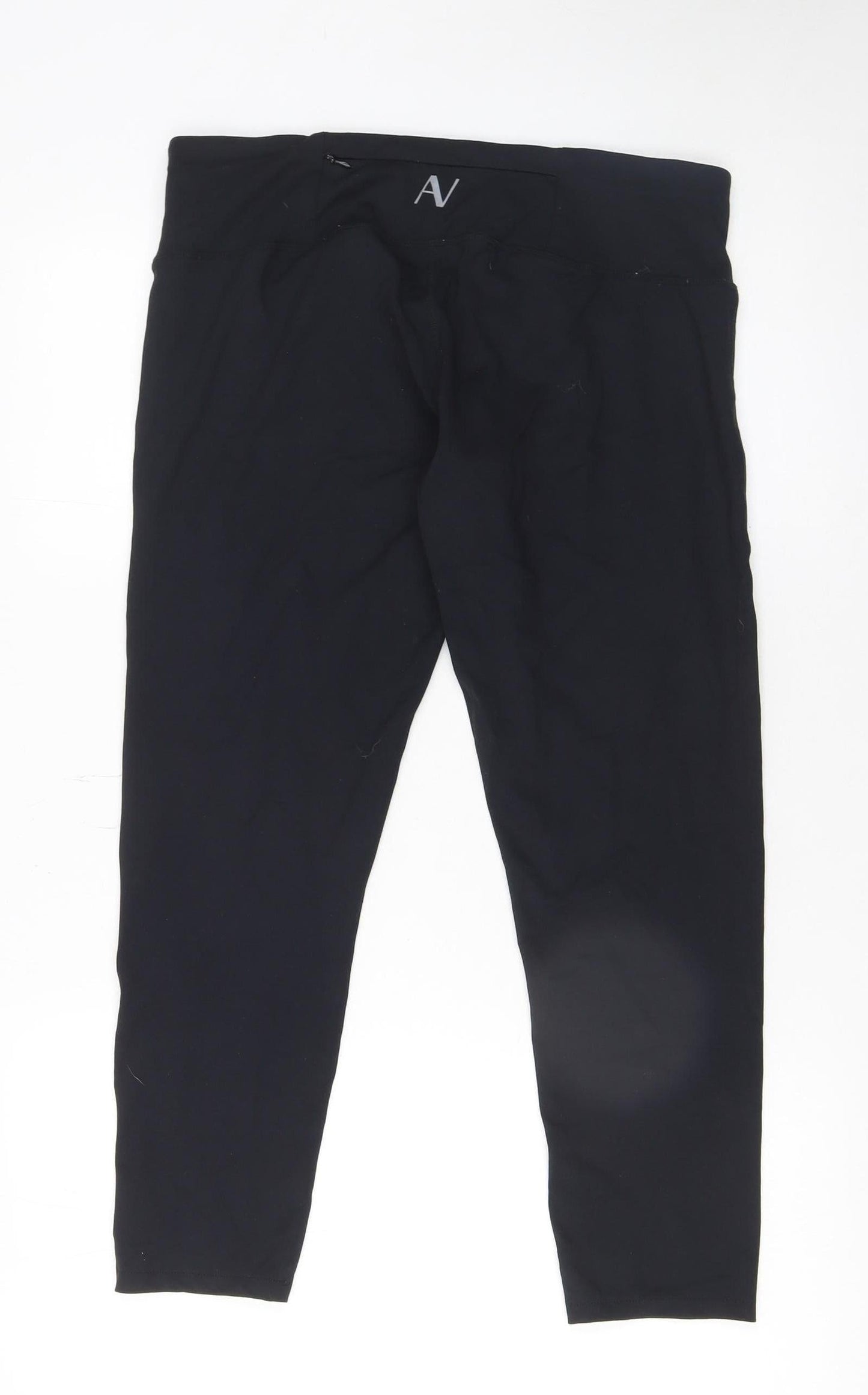 Archive Sport Women's Black Ankle Leggings L Nylon Blend