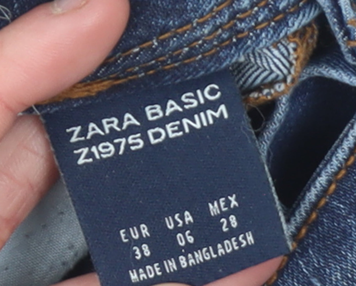 Zara Women Blue Size 10 Z1975 Denim Skinny Jeans