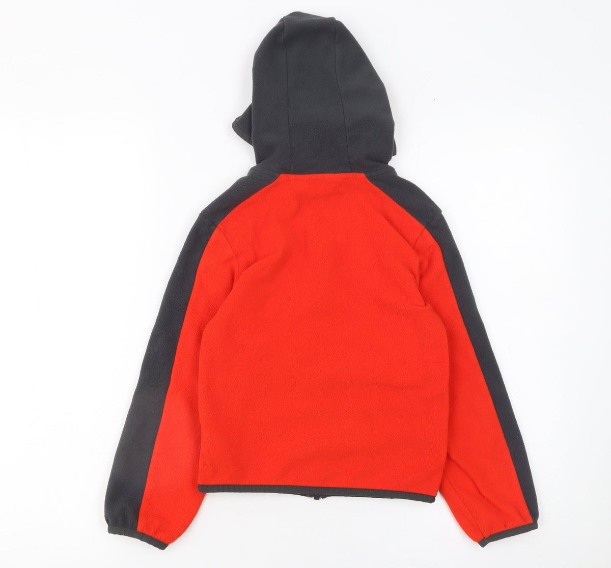 The North Face Boys Red Full Zip Fleece Hoodie Size 6 Years