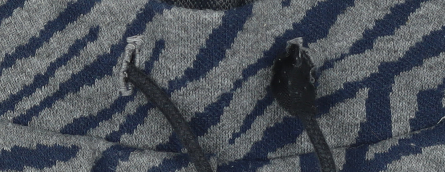 Marks and Spencer Women's Grey Animal Print Jogger Trousers Size 6