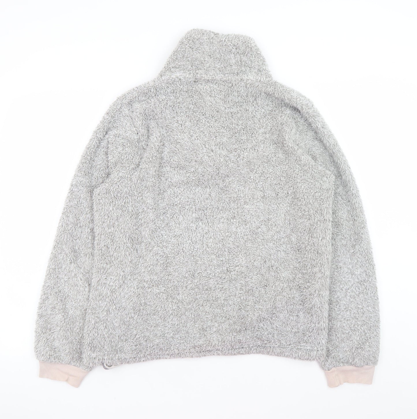 Love to Lounge Women’s Grey Fleece Cowl Neck Lounge Top Size M