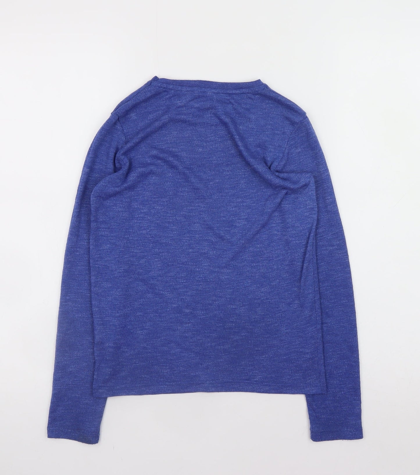 YD Girls Blue Butterfly Glitter Long Sleeve T-Shirt 11-12 Years
