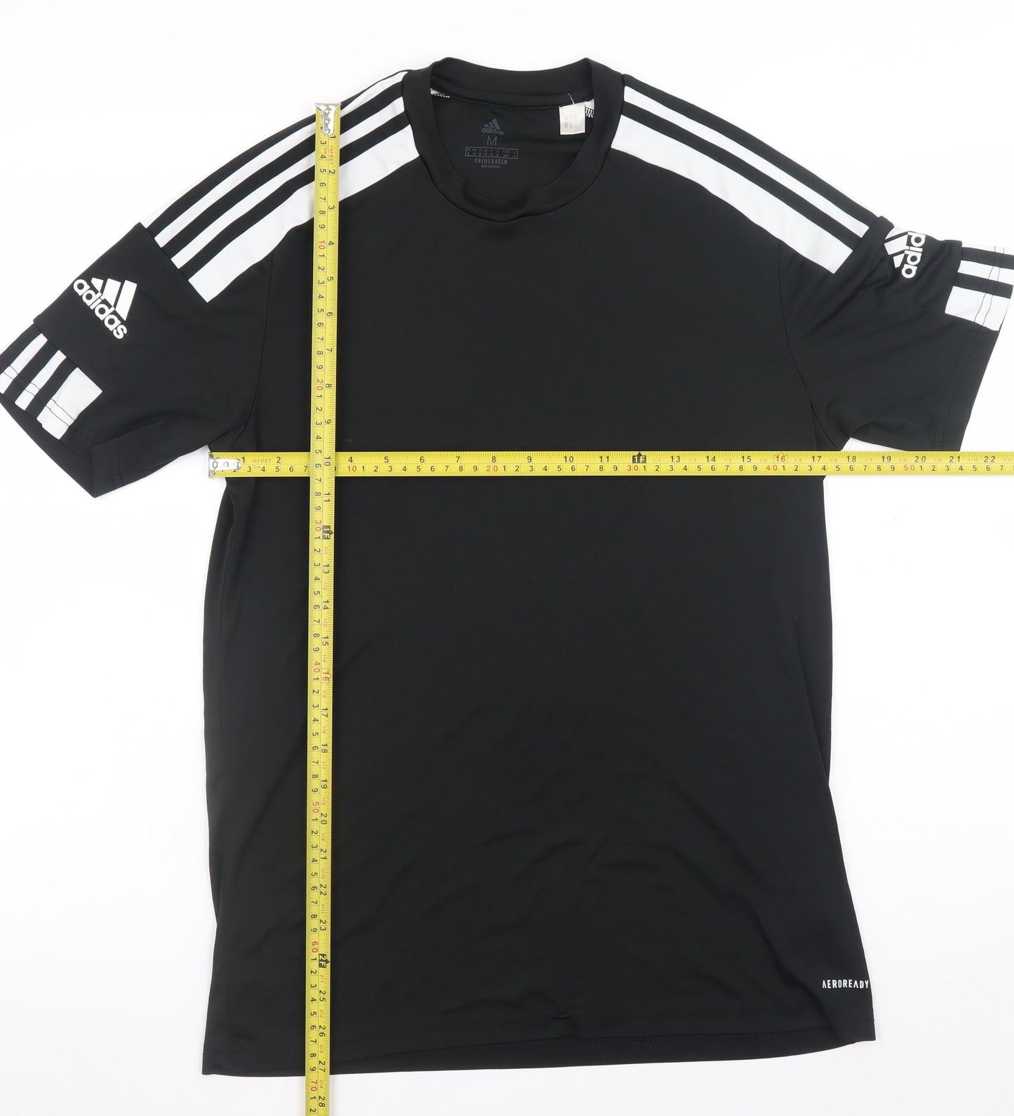 Adidas Men's Black Regular Fit AEROREADY Sports T-Shirt Size M