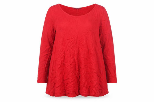 Phase Eight Women Red Size 16 Knit Shift Dress Long Sleeve