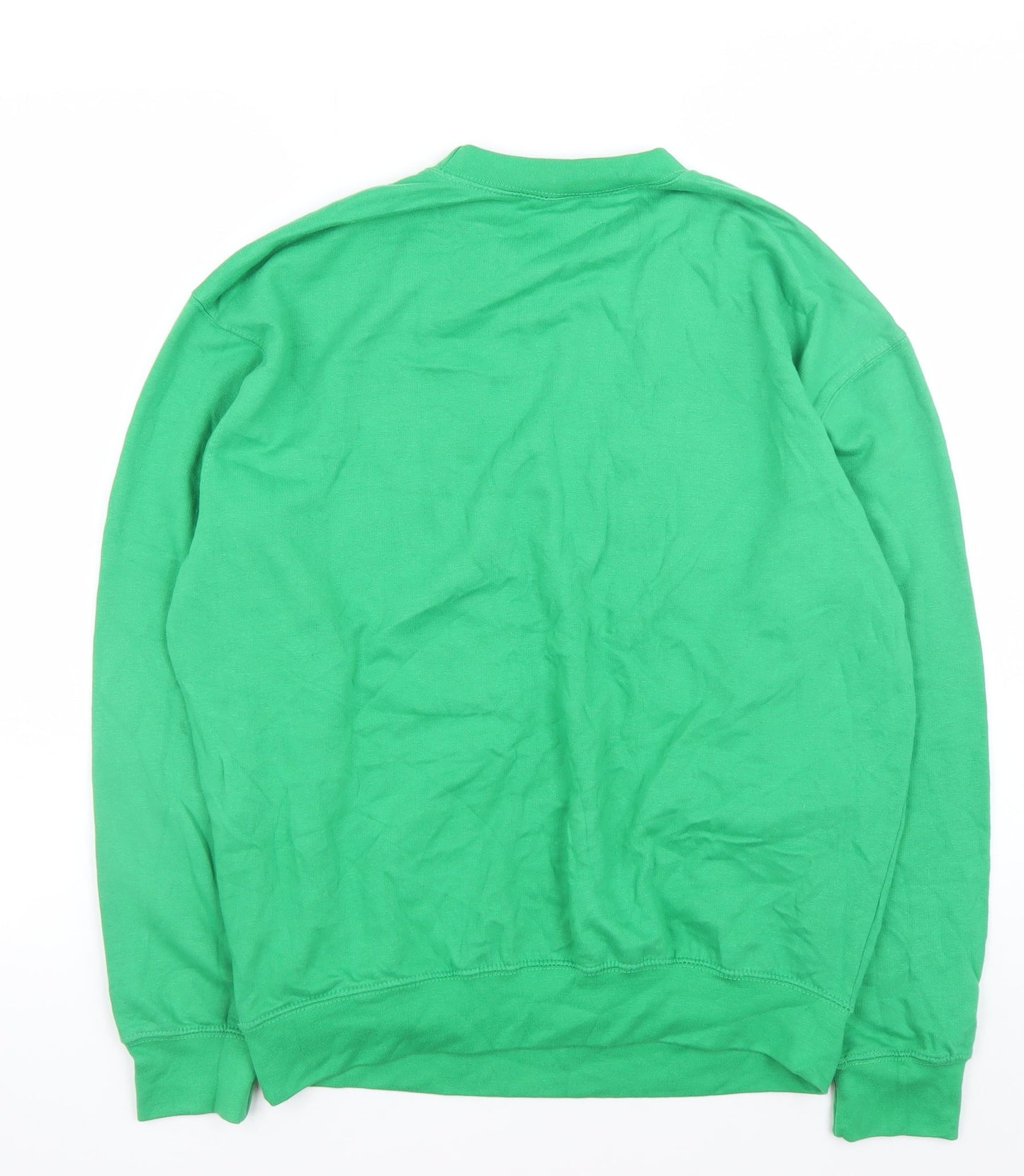 Black Matter Men's Green Festive AF Christmas Sweatshirt M