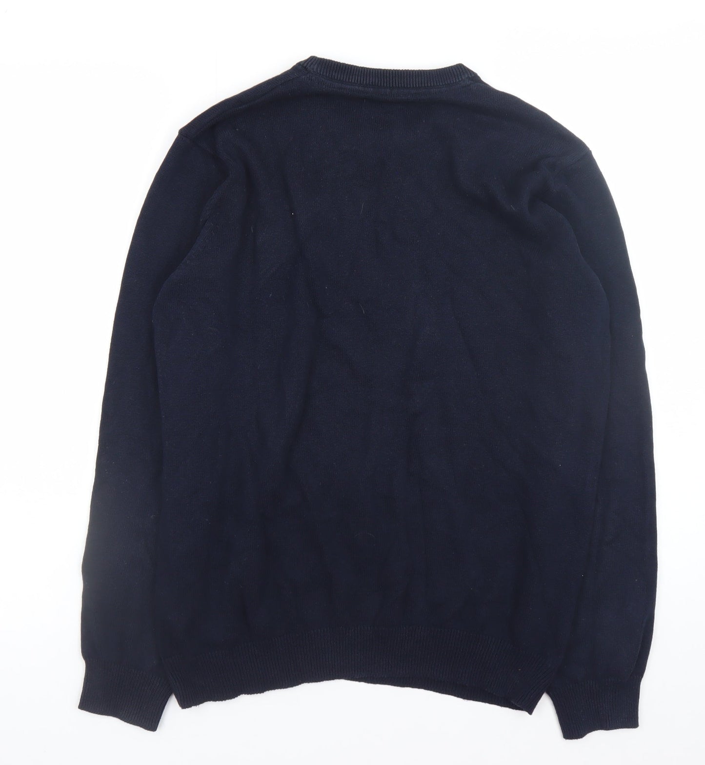 Dunnes Men’s Blue Cotton Crew Neck Jumper Size M