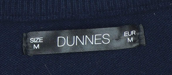 Dunnes Men’s Navy Blue Cotton Crew Neck Pullover Jumper M
