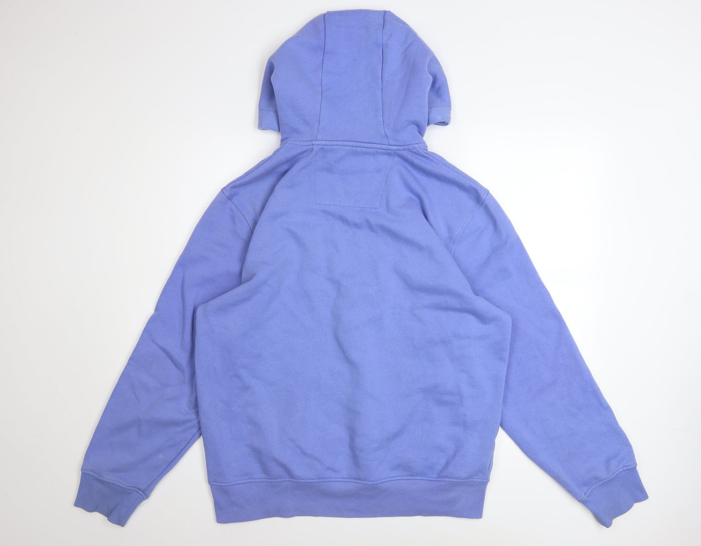 Crew Clothing Company Men's Blue XL 1/4 Zip Hoodie