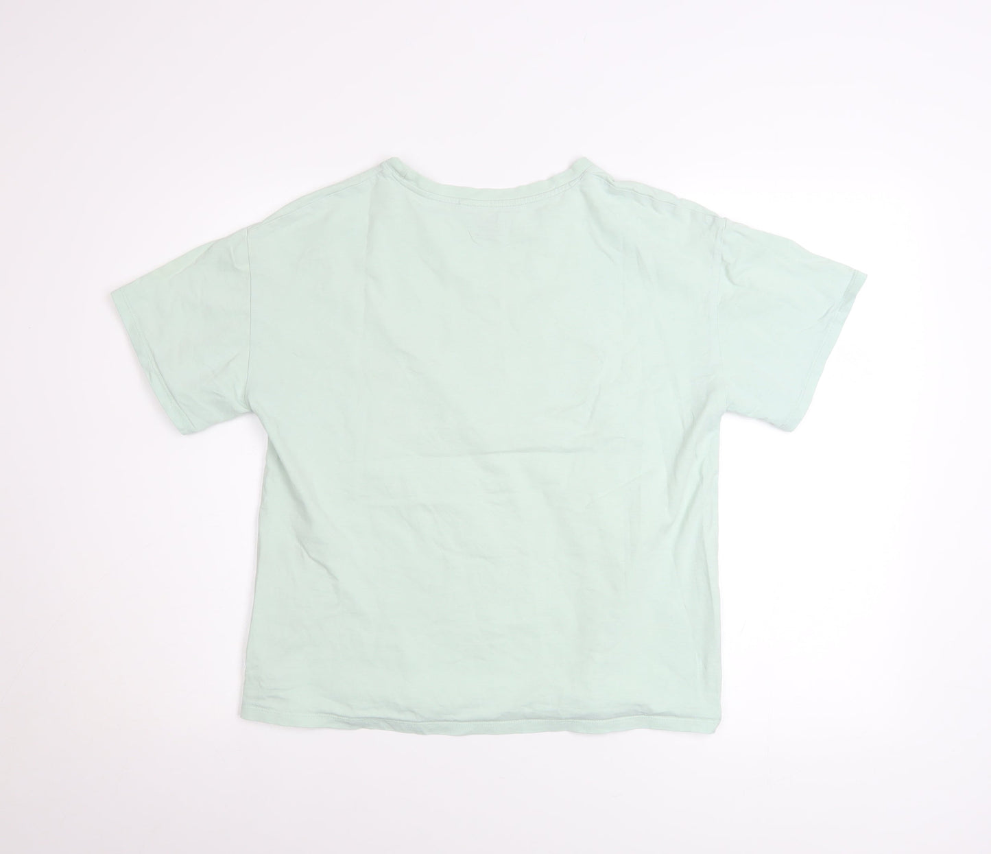 Next Girls Green Los Angeles Surf Graphic T-Shirt 13 Years Cotton