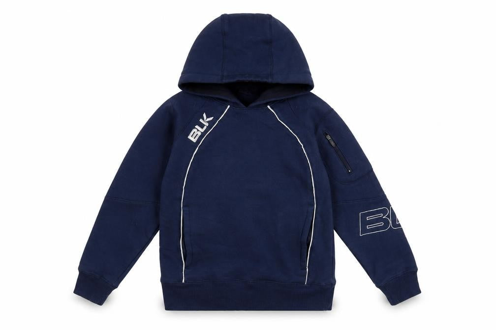 BLK Boys Navy Blue Hooded Pullover Sweatshirt Size 10 Years Cotton Blend