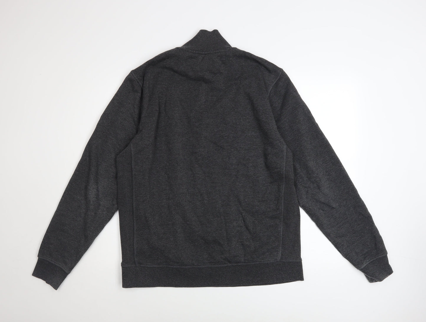 Original Penguin Men's Grey 1/4 Zip Mock Neck Sweatshirt Size L