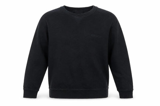 Diesel Men's Black Cotton Crew Neck Sweatshirt Size M Pullover