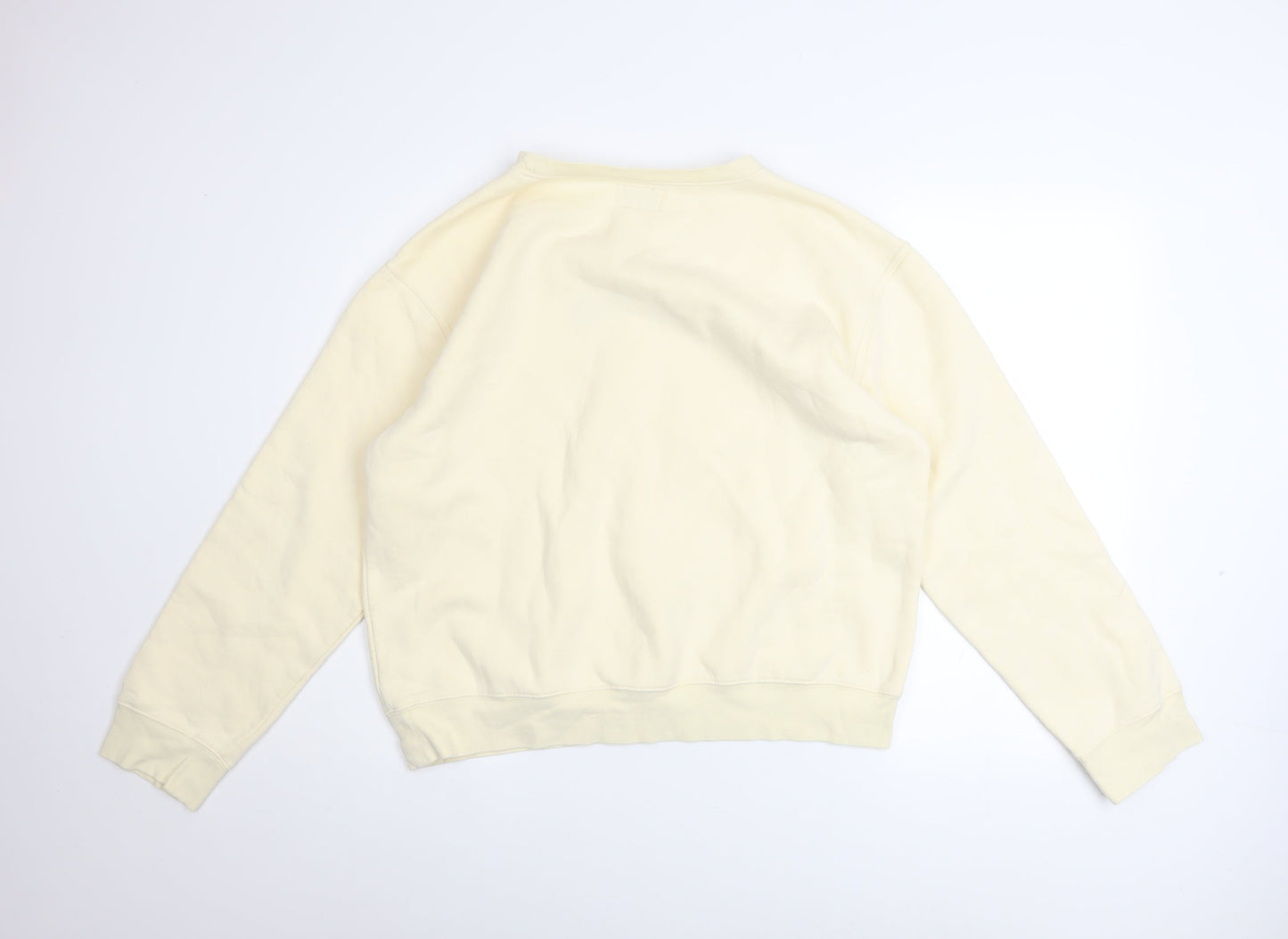Cry Baby Women's Beige Pullover Sweatshirt Size M Cotton Blend