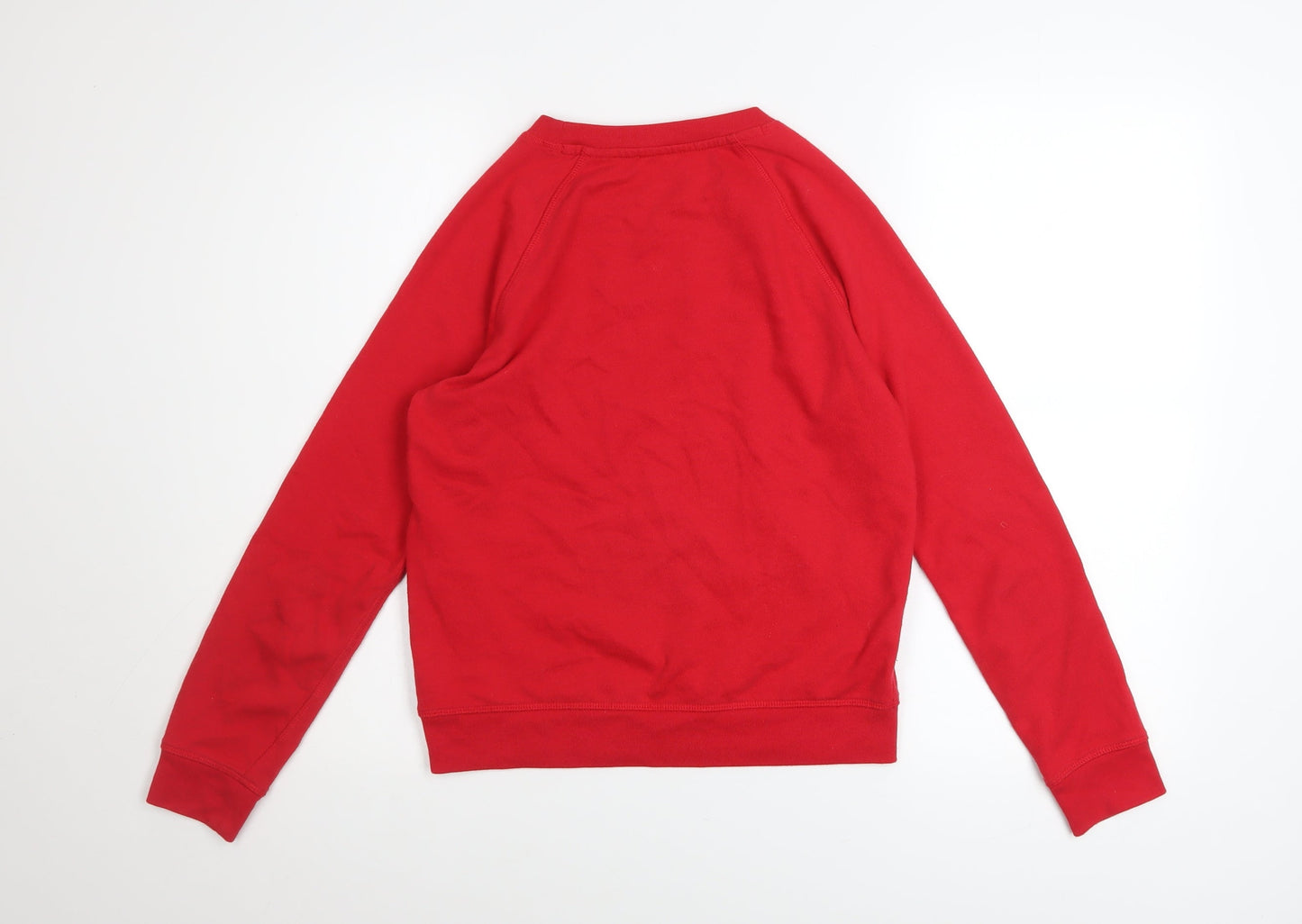 Levi's Women's Red Logo Crew Neck Long Sleeve Sweatshirt XS