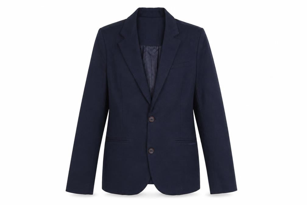 Nukutavake Teens Blue Cotton Blazer Jacket Size 12 Regular