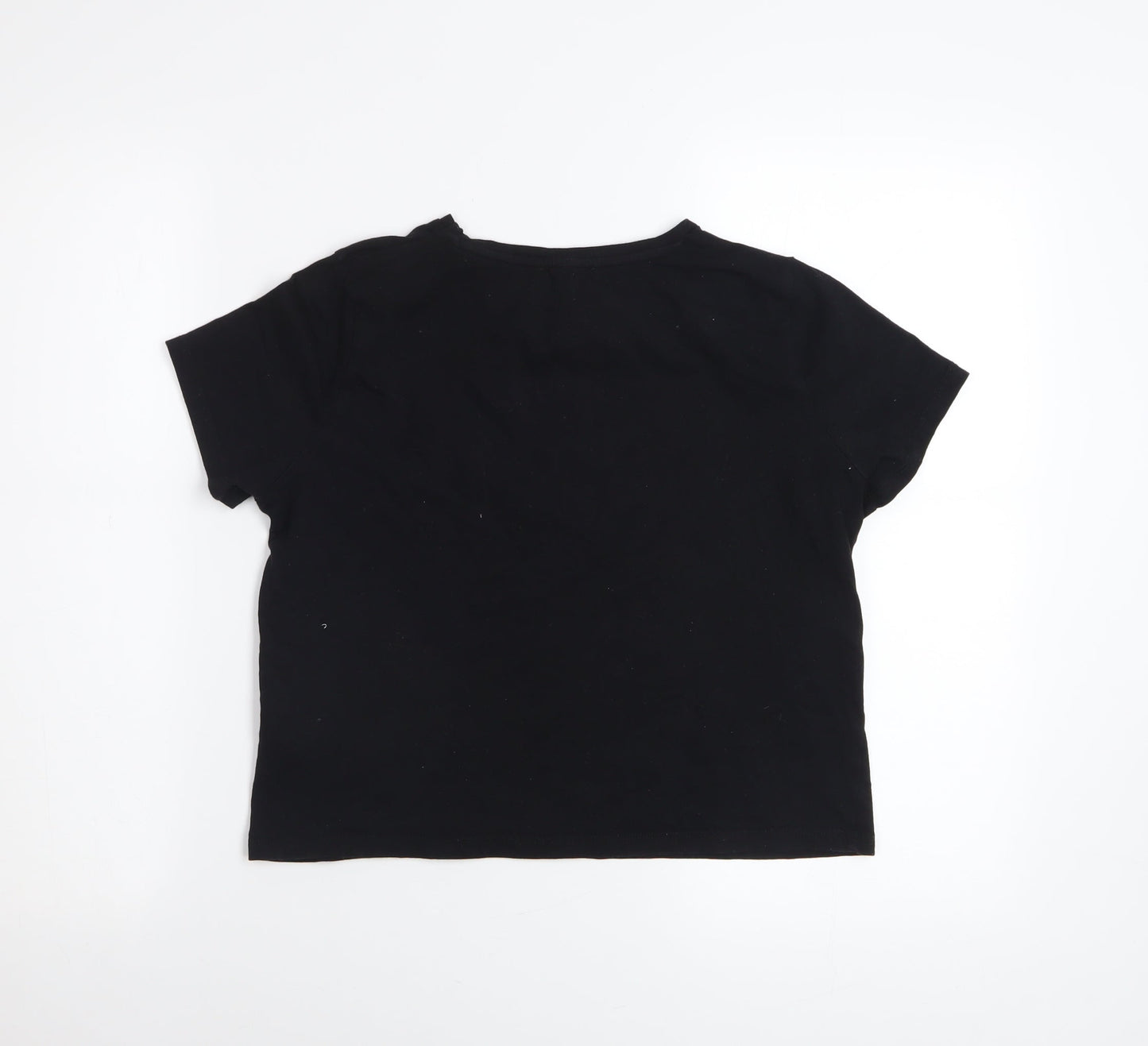 Lipsy Girls Black 'Snug as a Pug' Graphic Cotton T-Shirt 13-14 Years