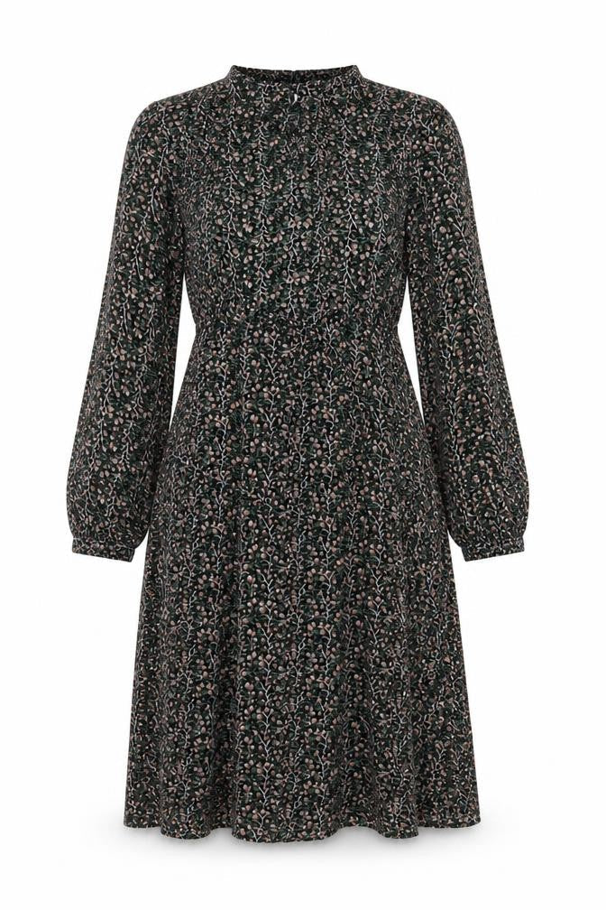 Object Womens Multicoloured Floral Midi Fit & Flare Dress Size 8