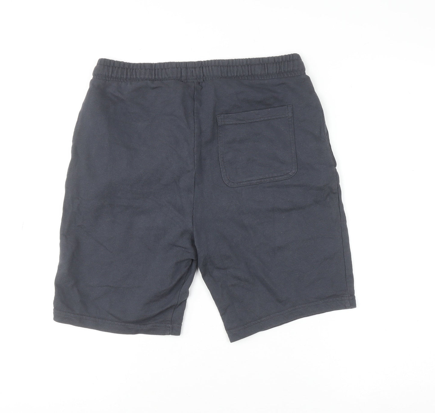 Lyle & Scott Boys Black Sweat Shorts 14-15 Years Cotton Gym Casual