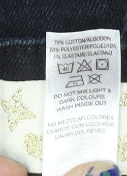 St. Bernard for Dunnes Girls Black Studded Skinny Stretch Jeans 10-11 Years