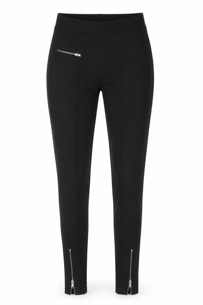 Pull&Bear Women's Black Stretch Zip Jeggings Size S
