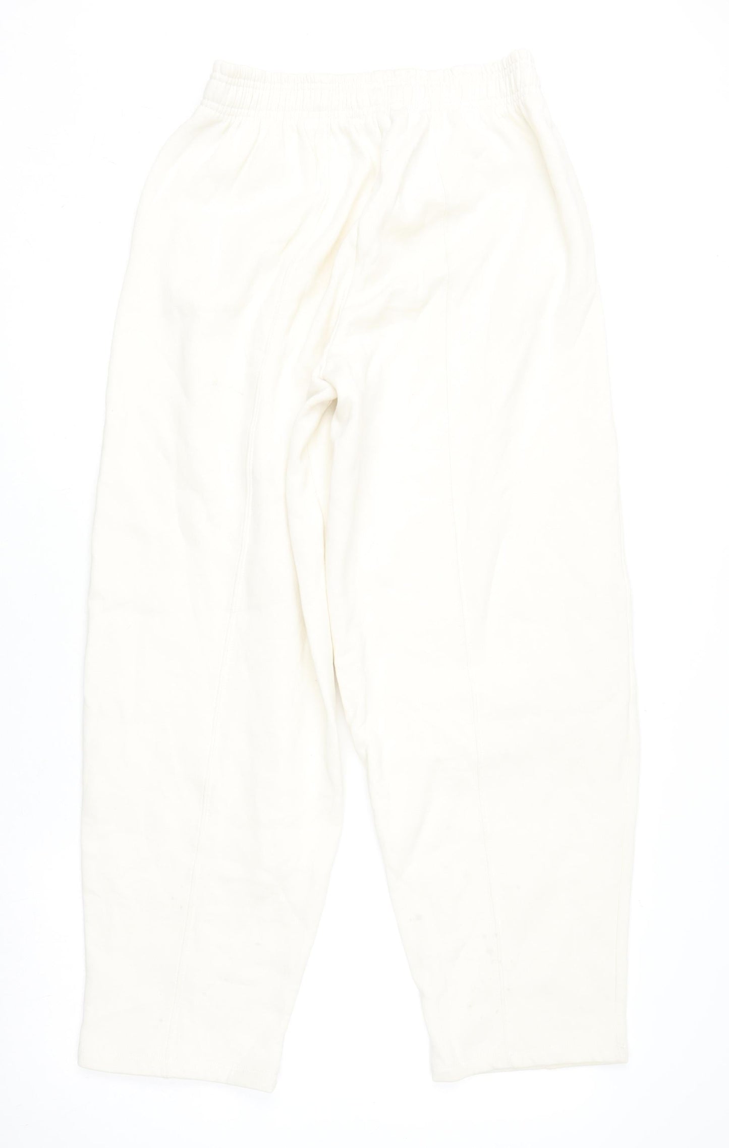 Zara Women Ivory Jersey Relaxed Fit Sweatpants Size M