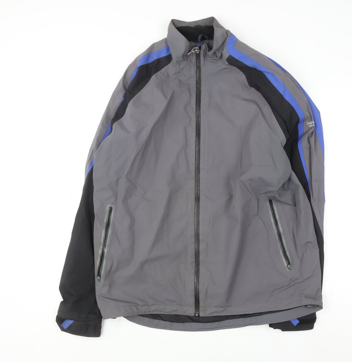 Dunnes Stores Men's Grey Windbreaker Jacket Medium 38-40in Full Zip
