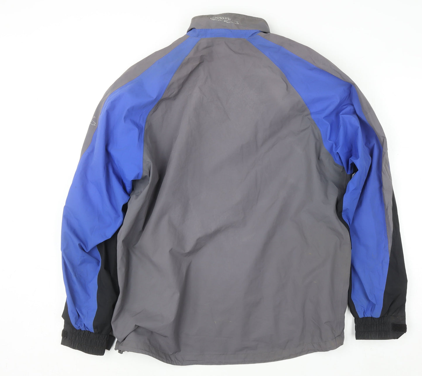 Dunnes Stores Men's Grey Windbreaker Jacket Medium 38-40in Full Zip