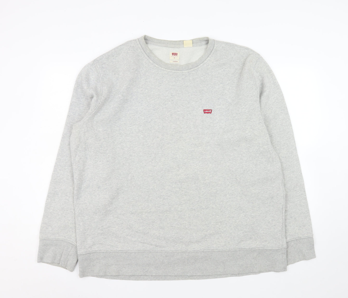 Levi's Men's Grey XL Classic Crew Neck Pullover Sweatshirt