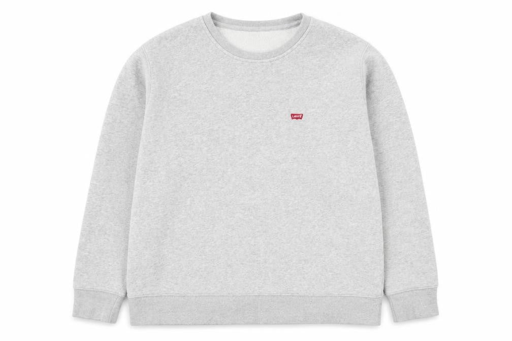 Levi's Men's Grey XL Classic Crew Neck Pullover Sweatshirt