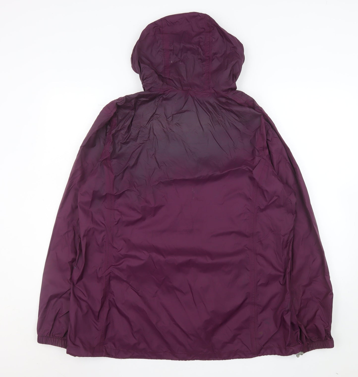 Peter Storm Women's Purple Waterproof Hooded Rain Jacket Size 16