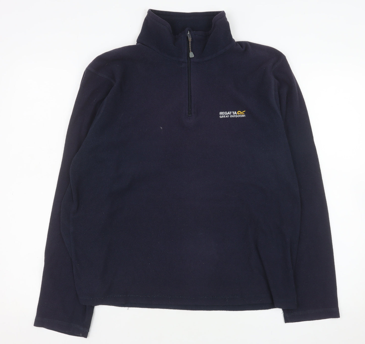 Regatta Mens Blue M 1/4 Zip Fleece Sweatshirt Outdoor Pullover