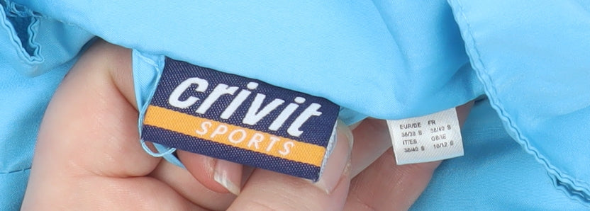 Crivit Sports Women's Blue Windbreaker Jacket Size 12