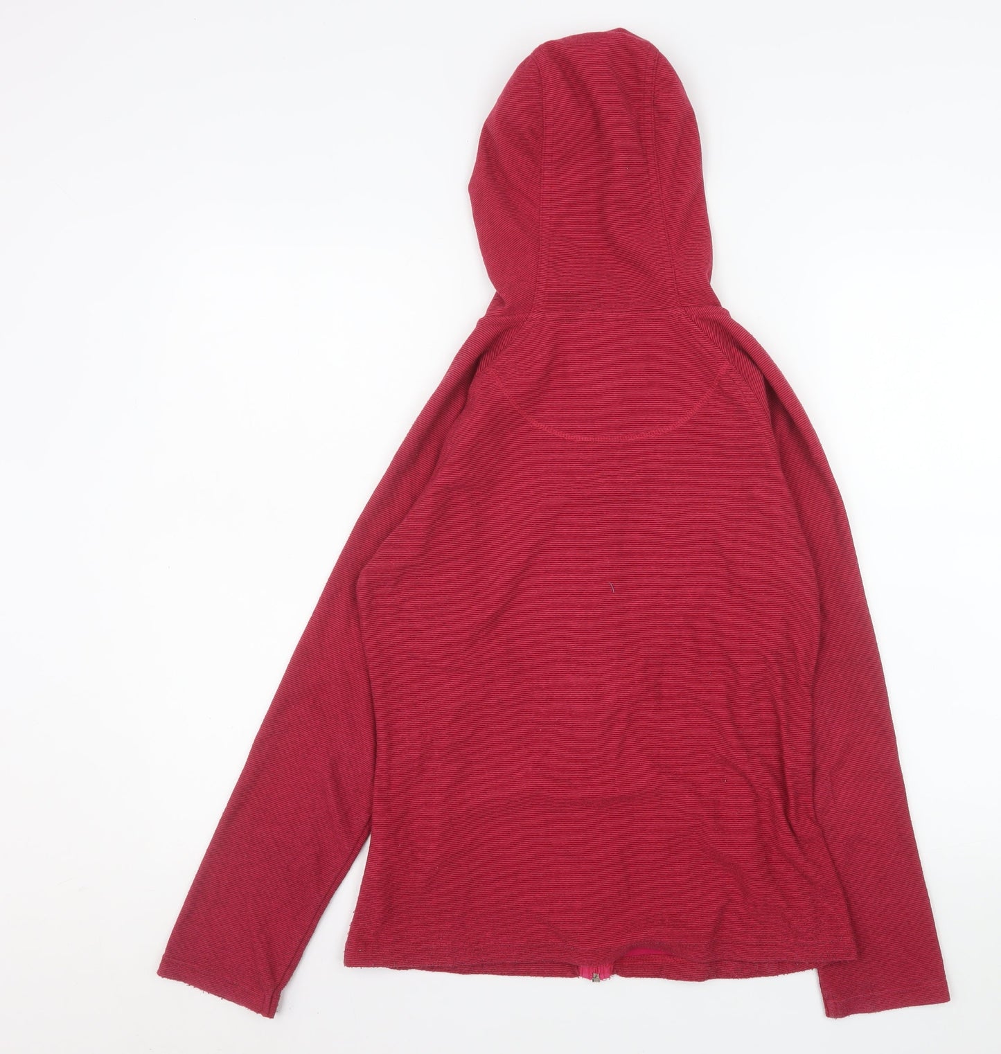 Peter Storm Women's Red Hooded Fleece Jacket Size 10