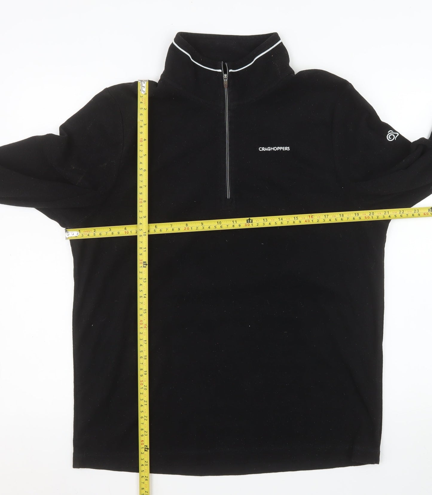 Craghoppers Men's Black Fleece Half Zip Pullover Sweatshirt M