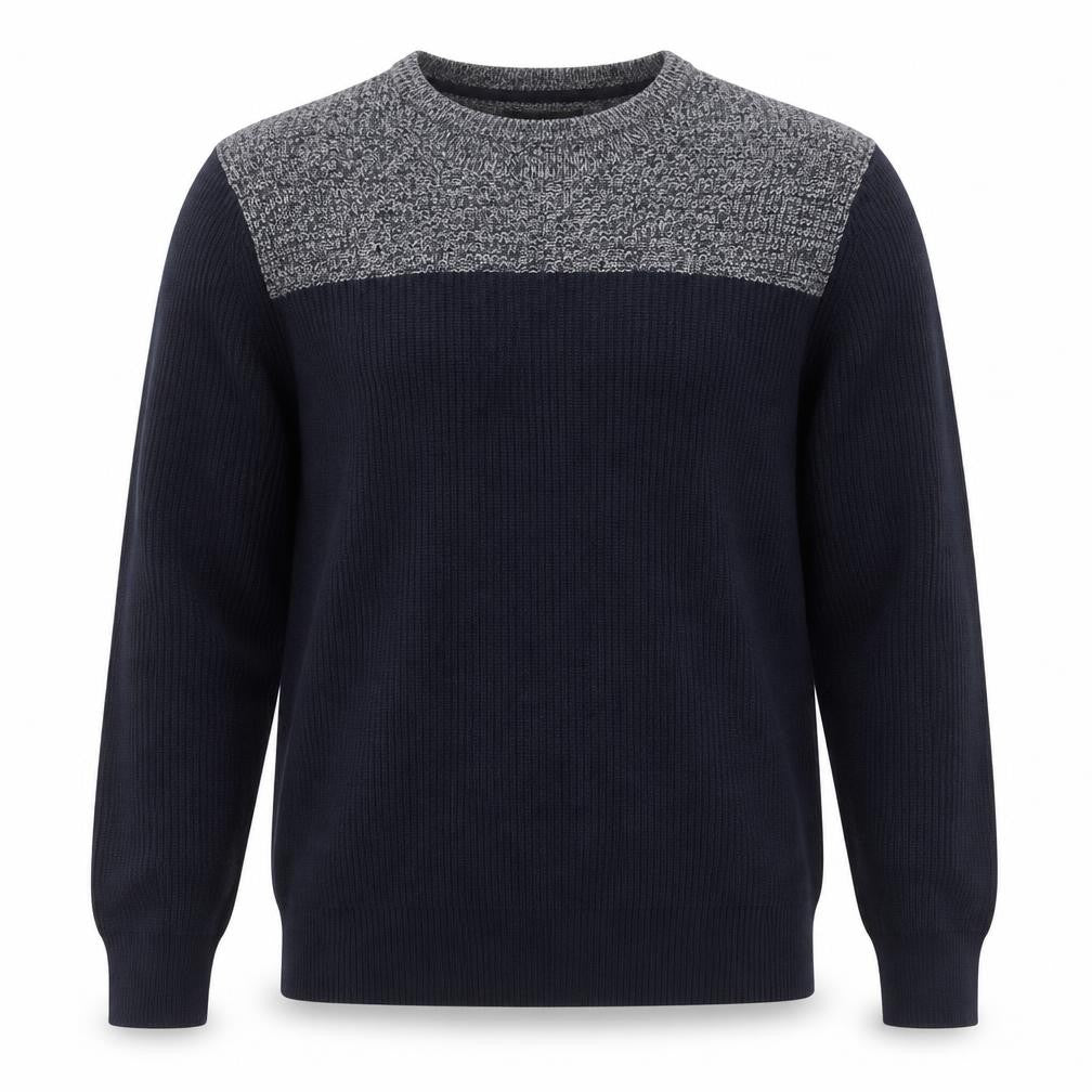 Banana Republic Men Blue Knit Crew Neck Pullover Jumper Size L