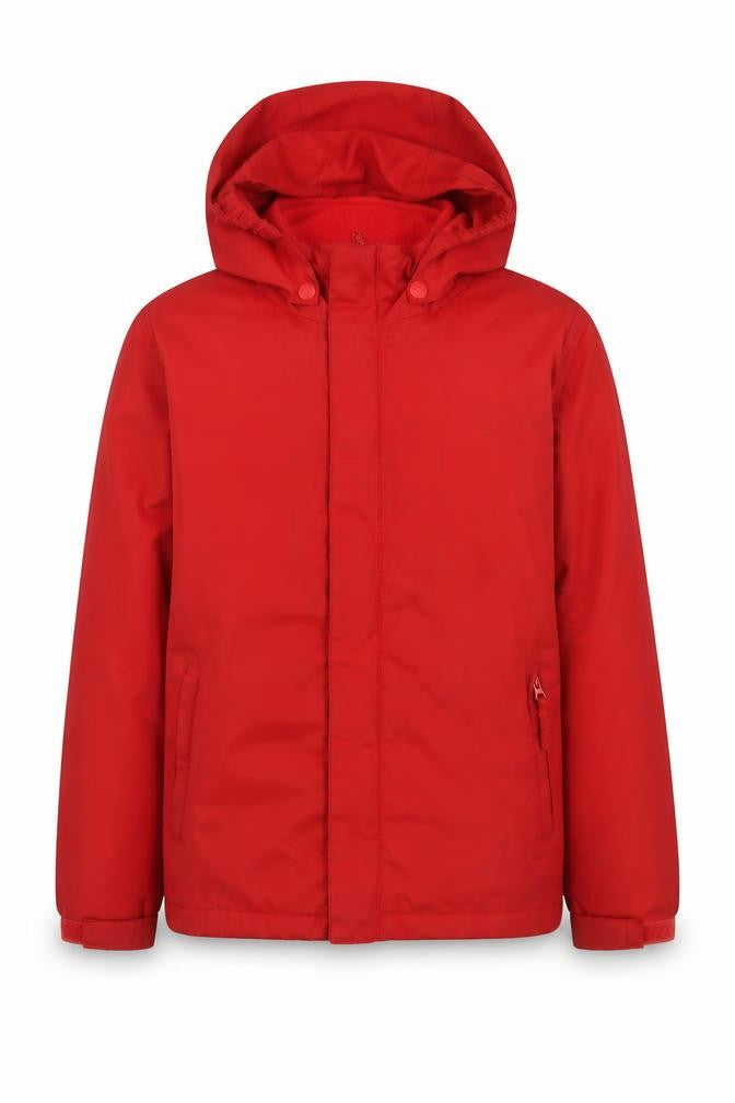Mountain Warehouse Boys Red Hooded Puffer Jacket 9-10 Years Winter Coat