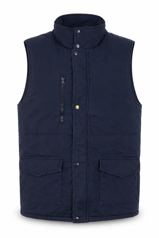Fort Workwear Men's Blue Small Padded Bodywarmer Waistcoat