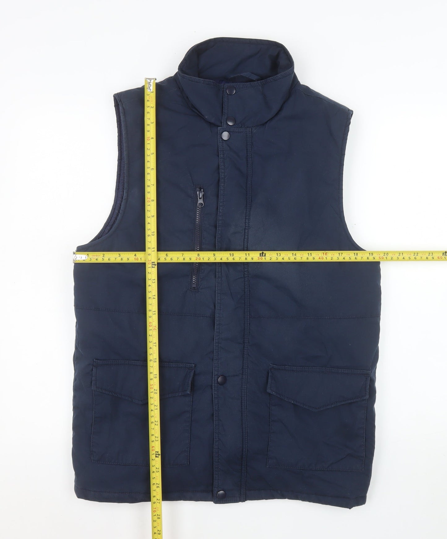 Fort Workwear Men's Blue Small Padded Bodywarmer Waistcoat