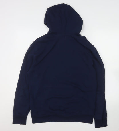 Levi's Men's Blue Pullover Hoodie Small Logo Cotton Sweatshirt