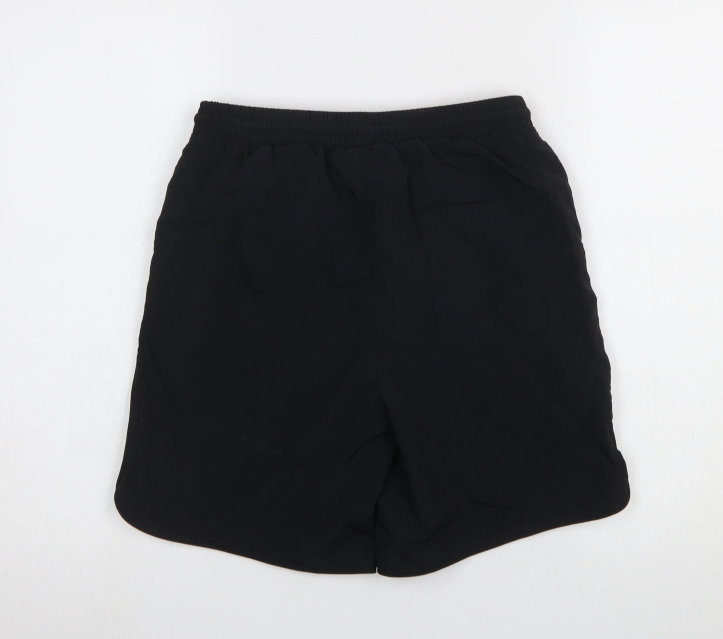 No Boundaries Men's Black XS Swim Shorts Elastic Waist 7in Quick Dry