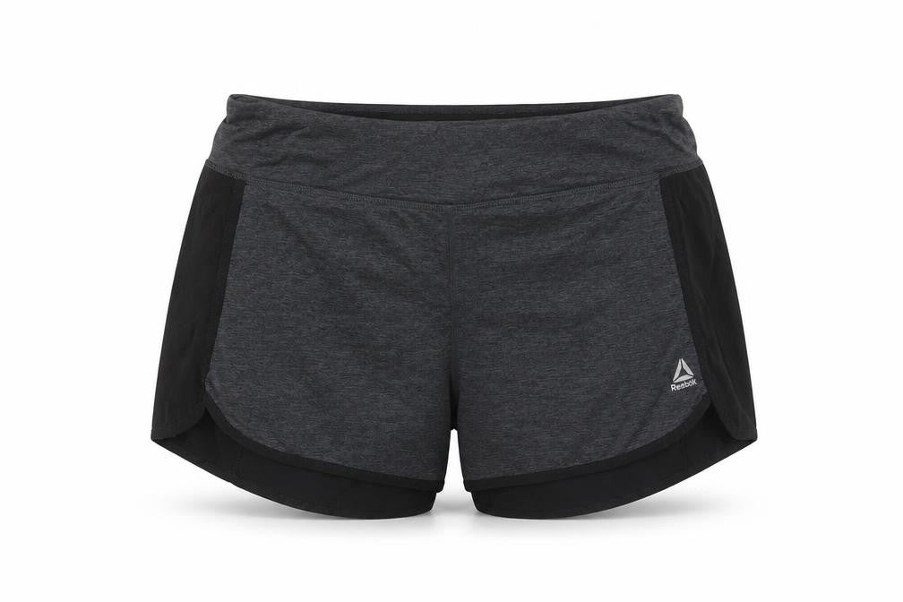 Reebok Women Grey Athletic Running Shorts XL