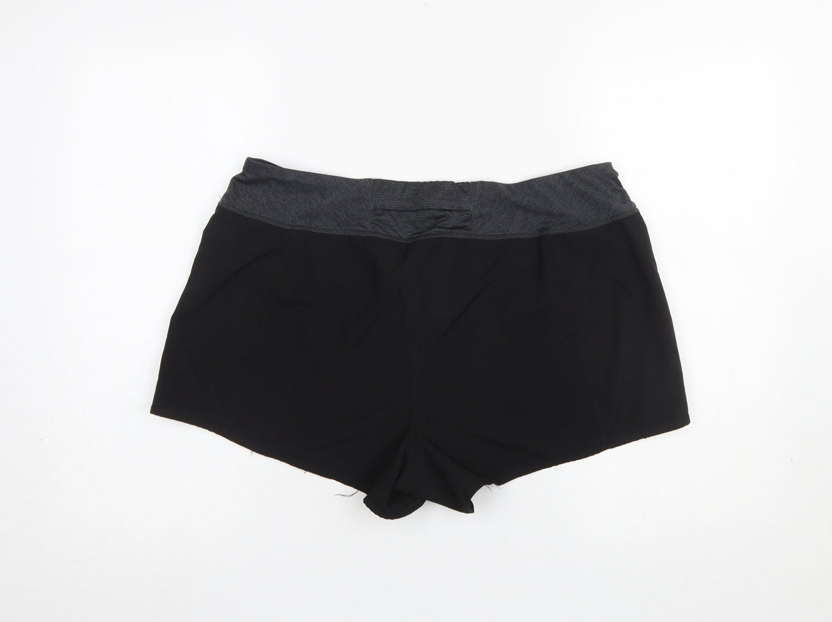 Reebok Women Grey Athletic Running Shorts XL