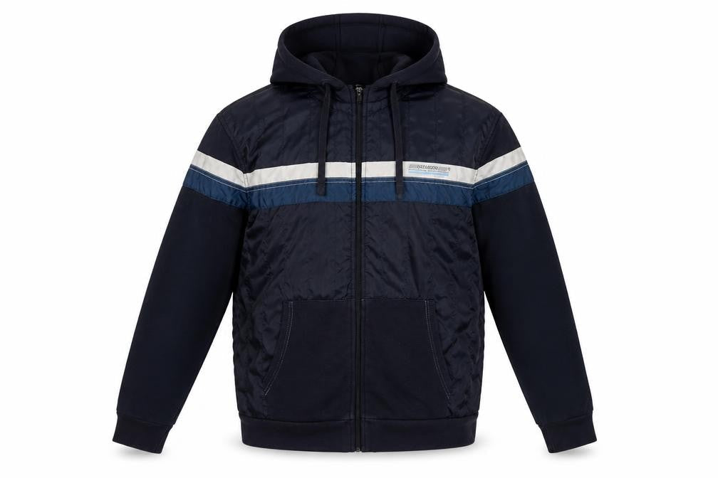 Next Men's Blue XL Full Zip Hooded Casual Jacket