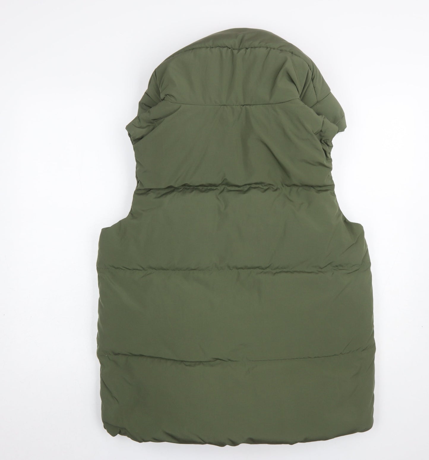 Marks and Spencer Women’s Green Puffer Hooded Waistcoat Size 12