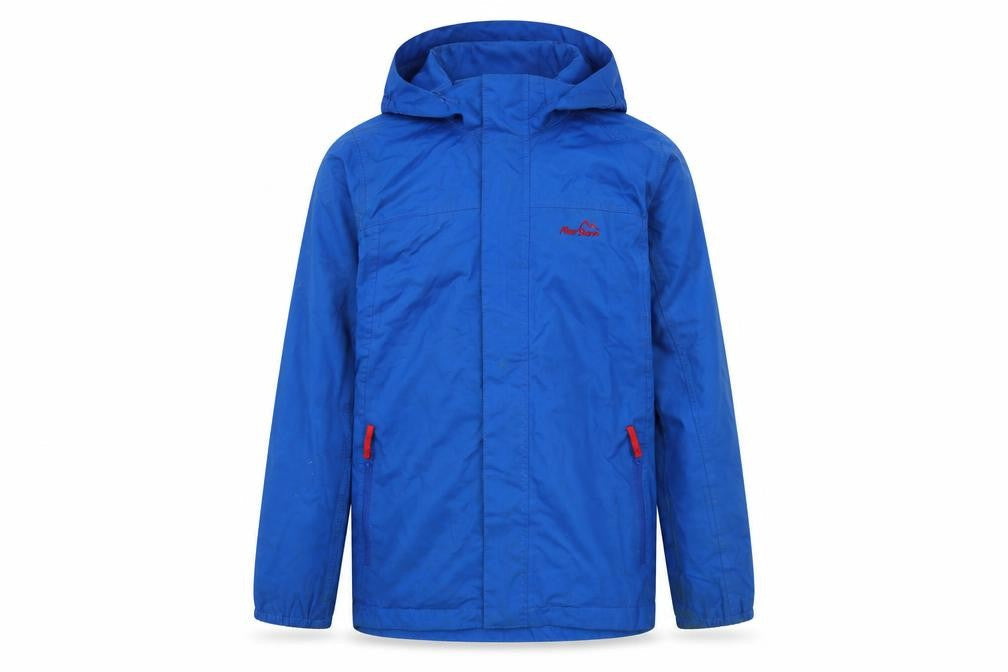 Peter Storm Boys Blue Hooded Waterproof Rain Coat Jacket 13 Years