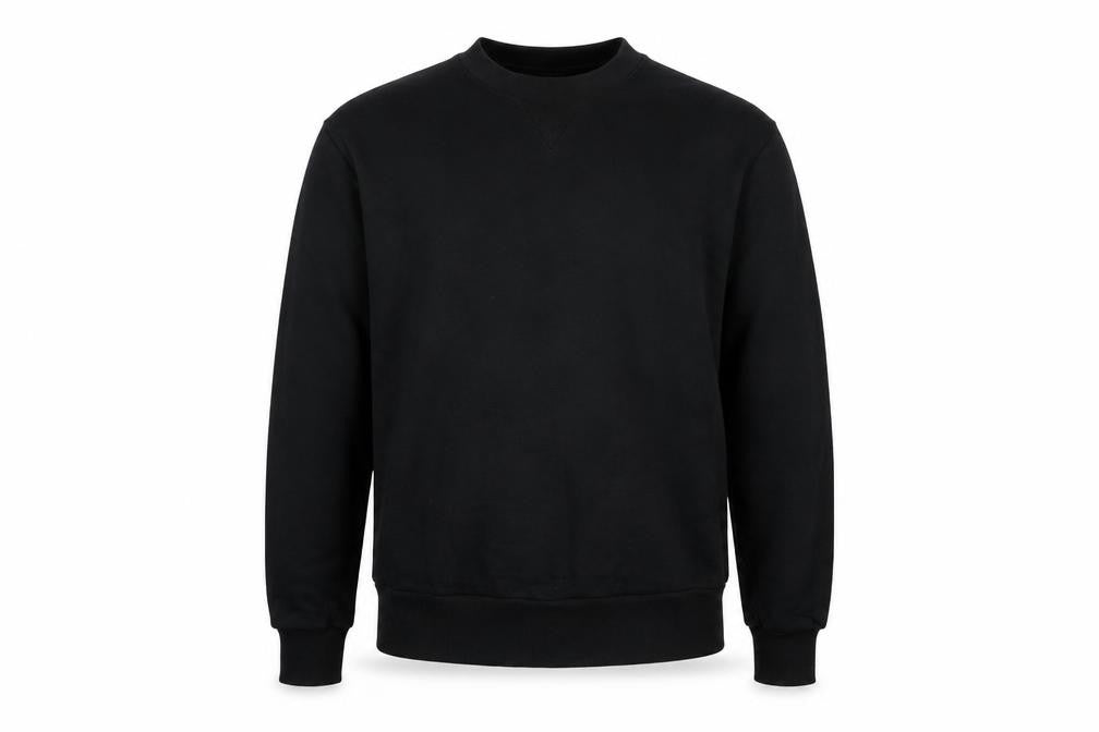 Collusion Men's Black XS Cotton Crew Neck Pullover Sweatshirt