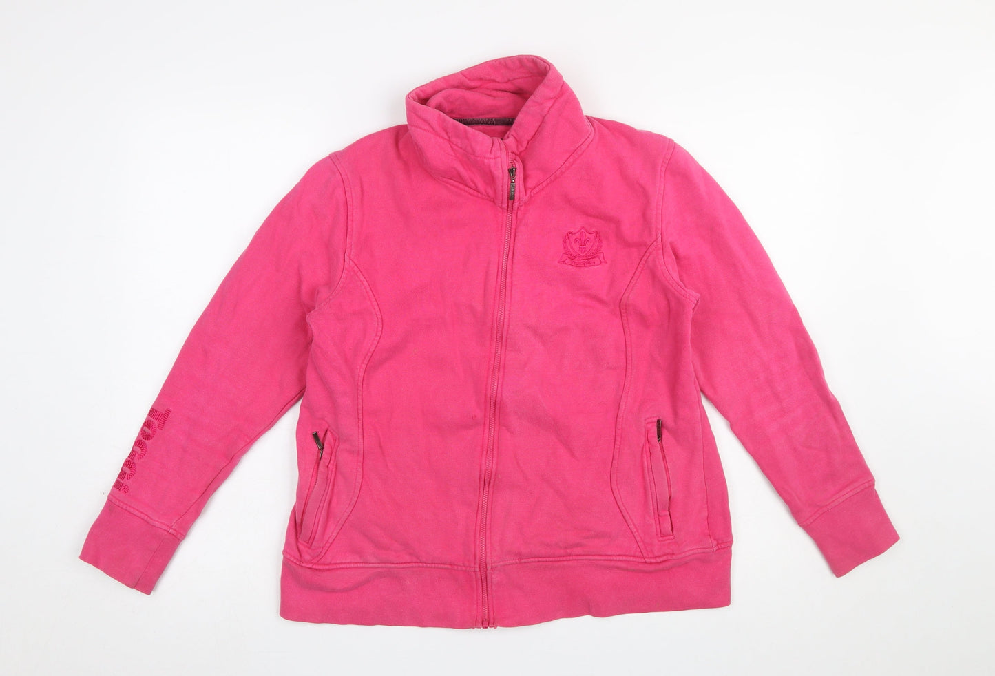 Toggi Women's Pink Full Zip Fleece Sweatshirt UK 12