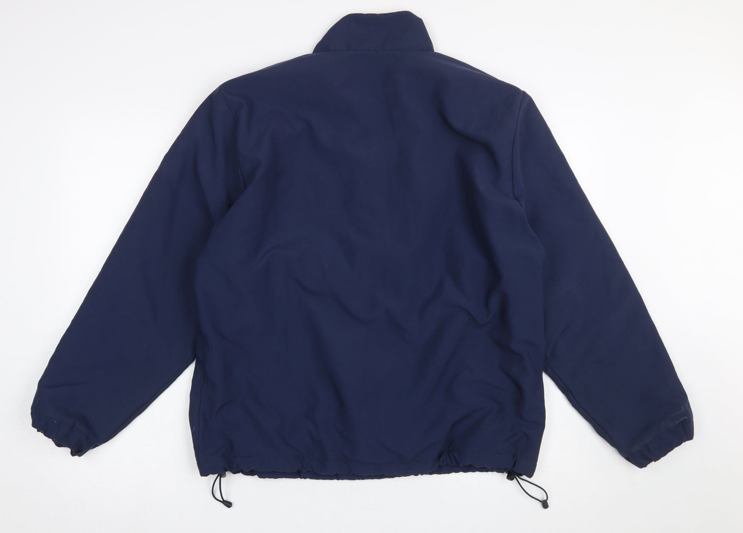 One Up Golf Men's Blue Windbreaker Jacket M Lightweight 1/4 Zip