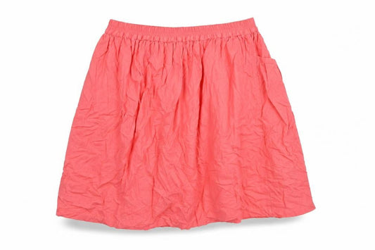 United Colors of Benetton Women's Pink Cotton A-Line Knee Length Skirt Size 8