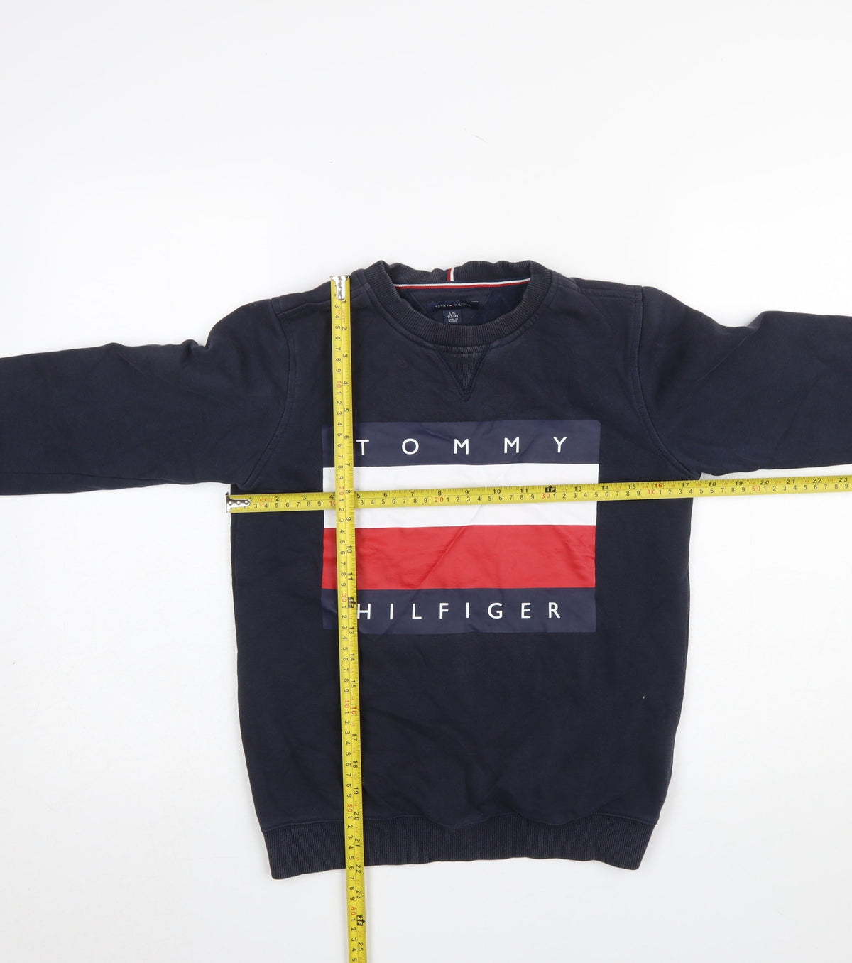 Tommy Hilfiger Boys Blue Logo Pullover Sweatshirt 12-14 Years